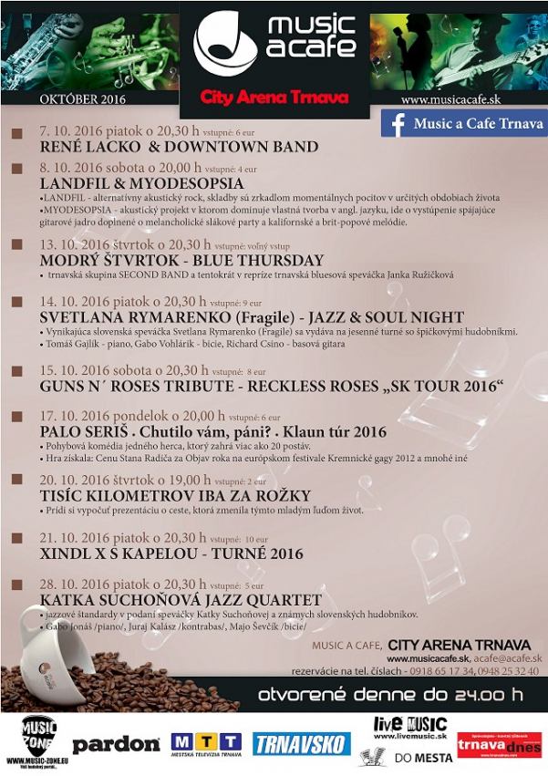 V trnavskom Music a Cafe vystúpi v októbri aj Xindl X