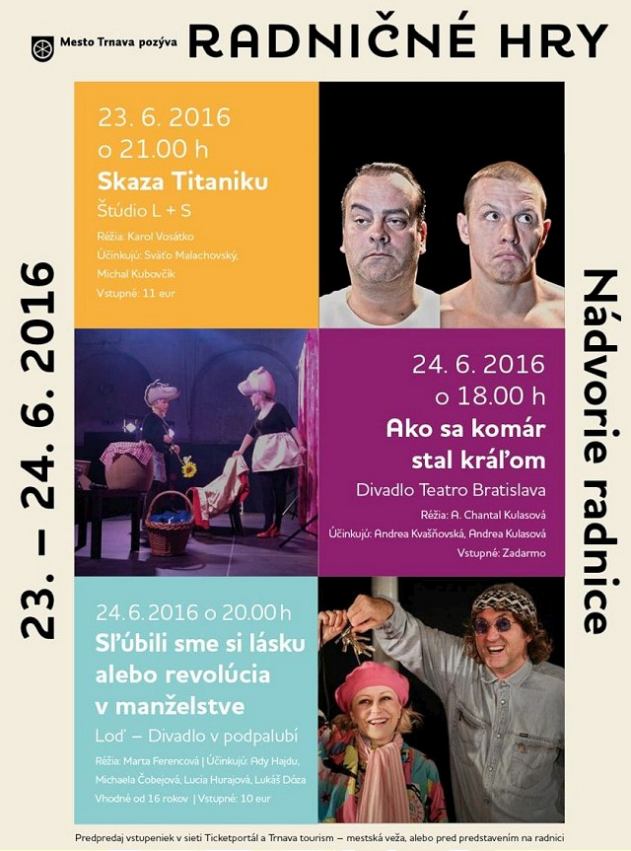 Nádvorie radnice v Trnave bude hudobnou aj divadelnou scénou