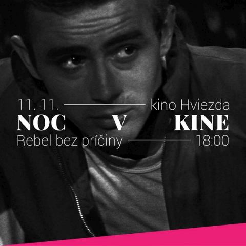 Blíži sa Noc v kine, program odštartuje Rebel bez príčiny