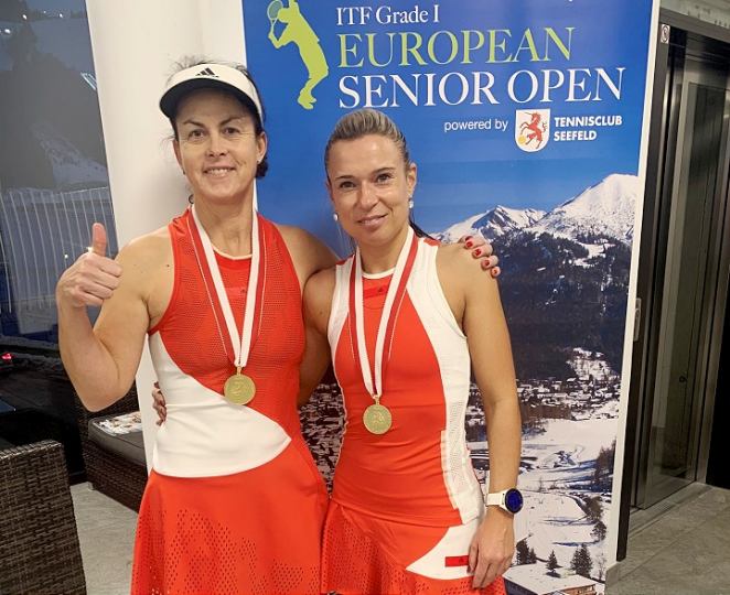 Tenistky Patrícia Rogulski a Silvia Chudá boli vlani svetovými jednotkami ITF Seniors Tour