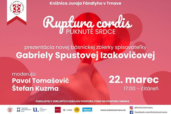 Do knižnice príde na diskusiu Gabriela Spustová-Izakovičová