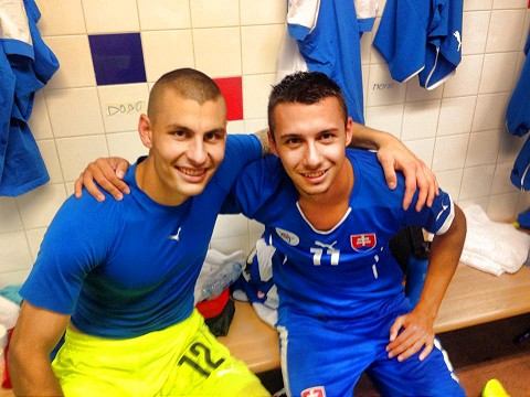 Spartakovci Rusov a Schranz sa podieľali na postupovom triumfe Slovenska