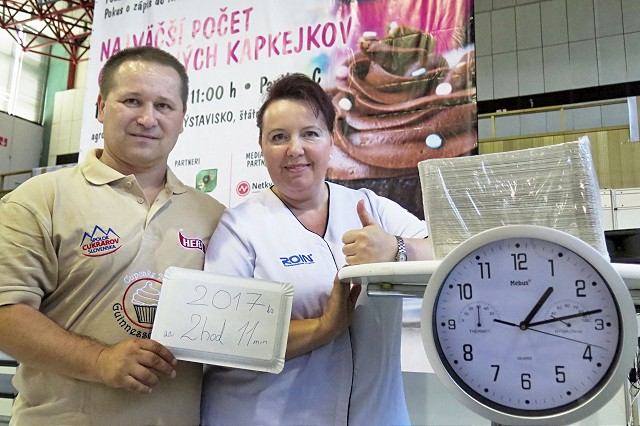 Cukrári z Majcichova vytvorili rekord, ašpirujú na zápis do Guinessovej knihy