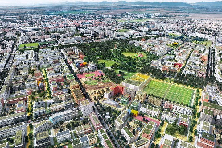 Trnava má urbanistický návrh pre lokalitu Štvrť, zahŕňa aj veľký centrálny park