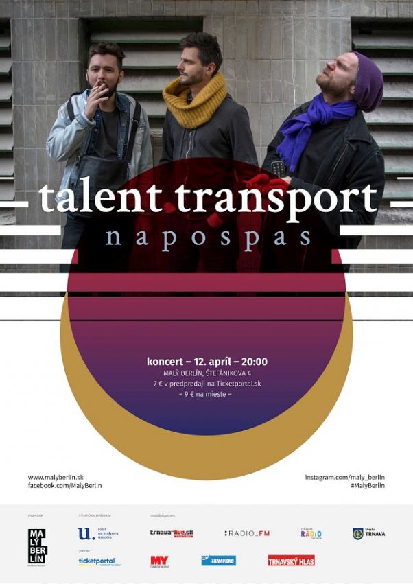 Kapela Talent Transport predstaví v Malom Berlíne svoj druhý album