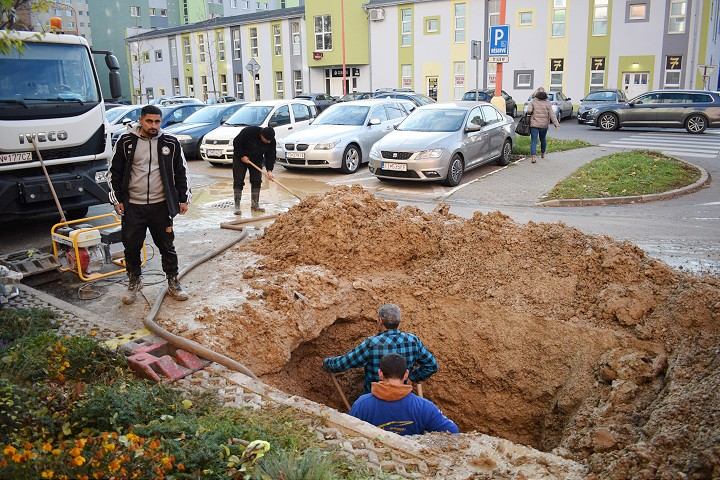 Časť sídliska Družba má problém s vodou, prišlo k havárii potrubia
