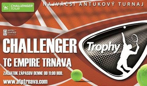 V Trnave tenisový Challenger Trophy, hrá sa o 64 tisíc eur