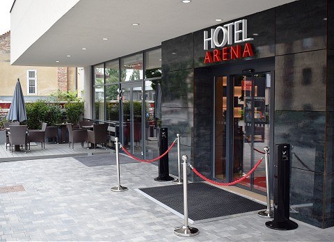 Hotel Arena ponúka návštevníkom moderné priestory, výhľad na štadión i centrum Trnavy