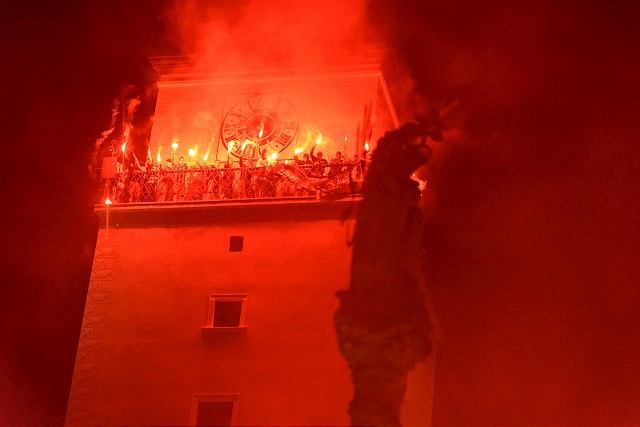 FOTO: Spartakovci oslávili titul vo veľkom, v meste to žilo do rána