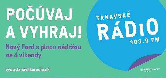 Trnavské rádio rozdáva autá na víkend