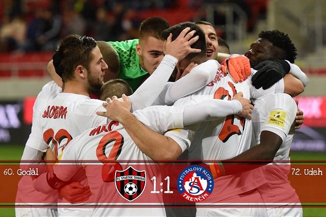Spartak na záver jesene remizoval s Trenčínom