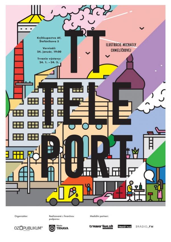 Výstava TTTeleport ponúkne ilustrácie dominánt Trnavy