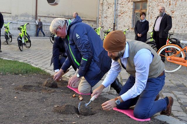 Trnava na jar zakvitne tulipánmi vo farbách Slovenska