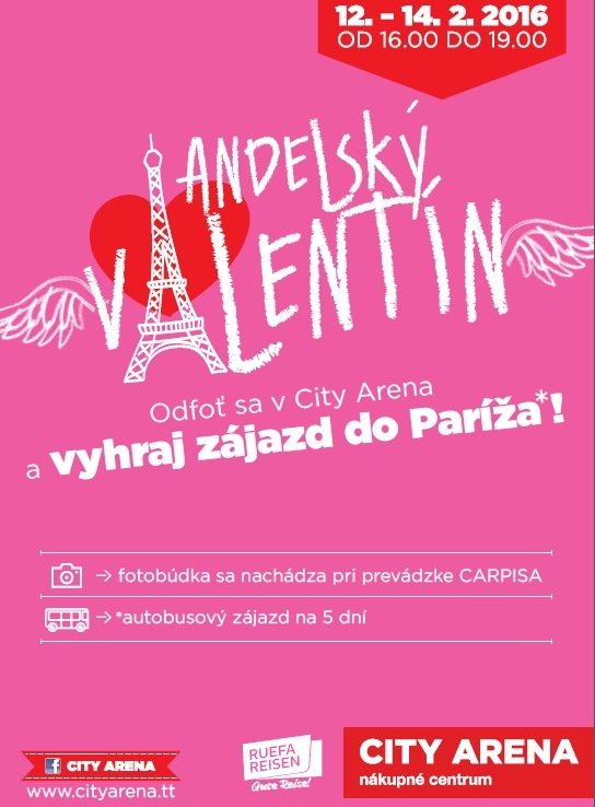 V City Arene oslávia valentínsky víkend súťažou o zájazd do Paríža