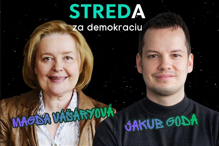 STREDA: Do Trnavy prídu debatovať Magda Vašáryová a Jakub Goda