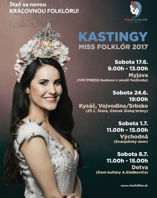 Kastingy na Miss Folklór začínaju: Najbližší bude už v sobotu