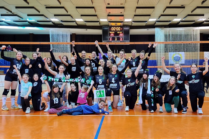 Volejbalistky zdolali Projekt RD SVF, do play-off pôjdu z tretieho miesta