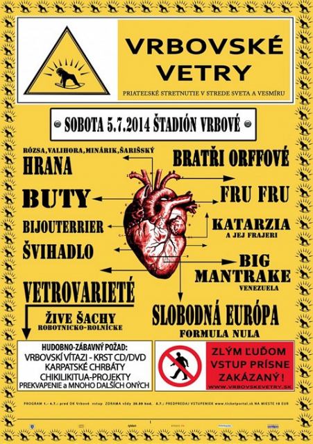 Na festivale Vrbovské Vetry vystúpia aj Buty, Chiki liki tu-a či Oskar Rózsa