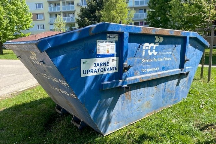 Jarné vypratávačky prinesú počas víkendov na sídliská veľkokapacitné kontajnery