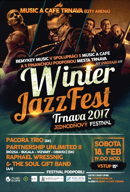 V Trnave sa v sobotu stretnú skvelí hudobníci na Winter JazzFest Trnava