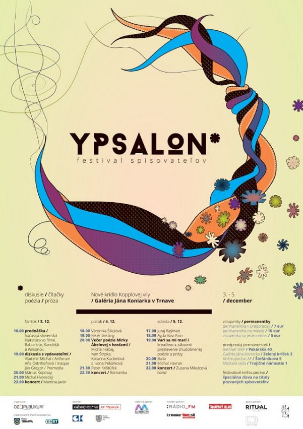 Na literárny festival Ypsalon príde do Trnavy aj Michal Hvorecký, akciu spestria koncerty