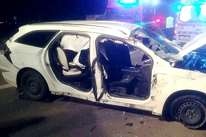 Na obchvate Trnavy sa zrazilo auto s kamiónom, na Staničnej ulici horel byt