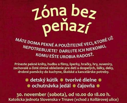 Trnavčania dostanú v sobotu šancu obchodovať bez peňazí