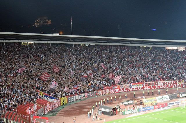 Trest od UEFA: Crvenej Zvezde Belehrad zatvorili štadión na dva zápasy